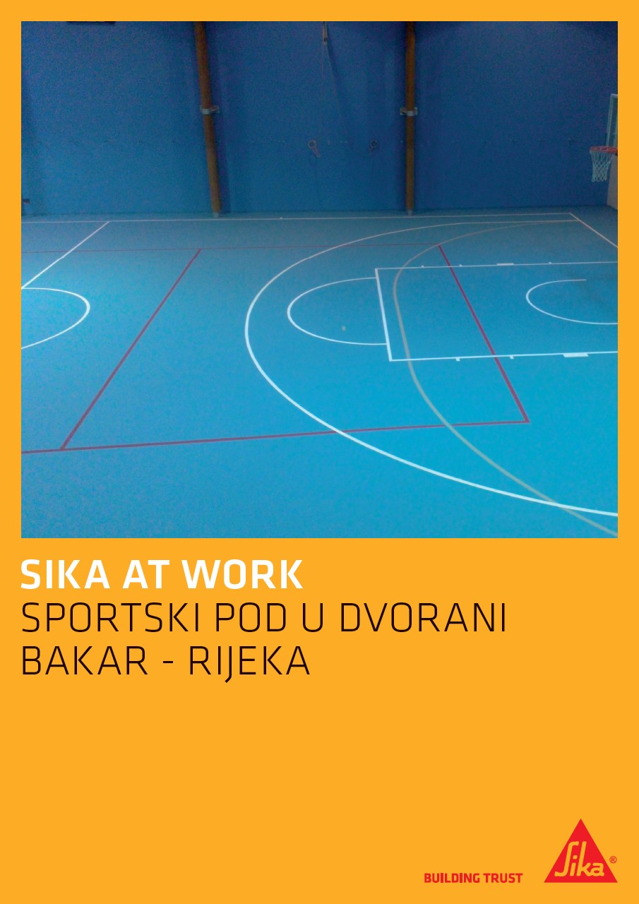 Sportski pod u Dvorani Bakar - Rijeka